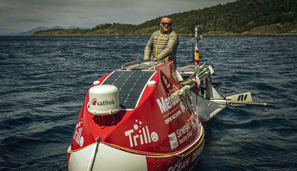 Antonio de la Rosa, rumbo a la Antártida. Foto: Posovisual