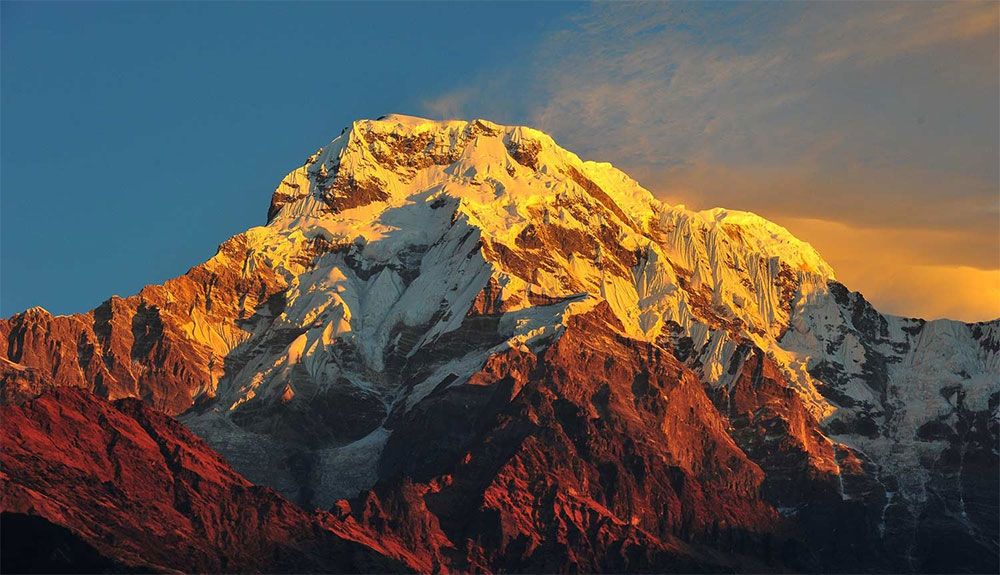 El deslumbrante Dhaulagiri, uno de los protagonistas de este nuevo pódcast