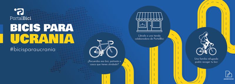 cartel Bicis ParaUcrania cartel Bicis ParaUcrania