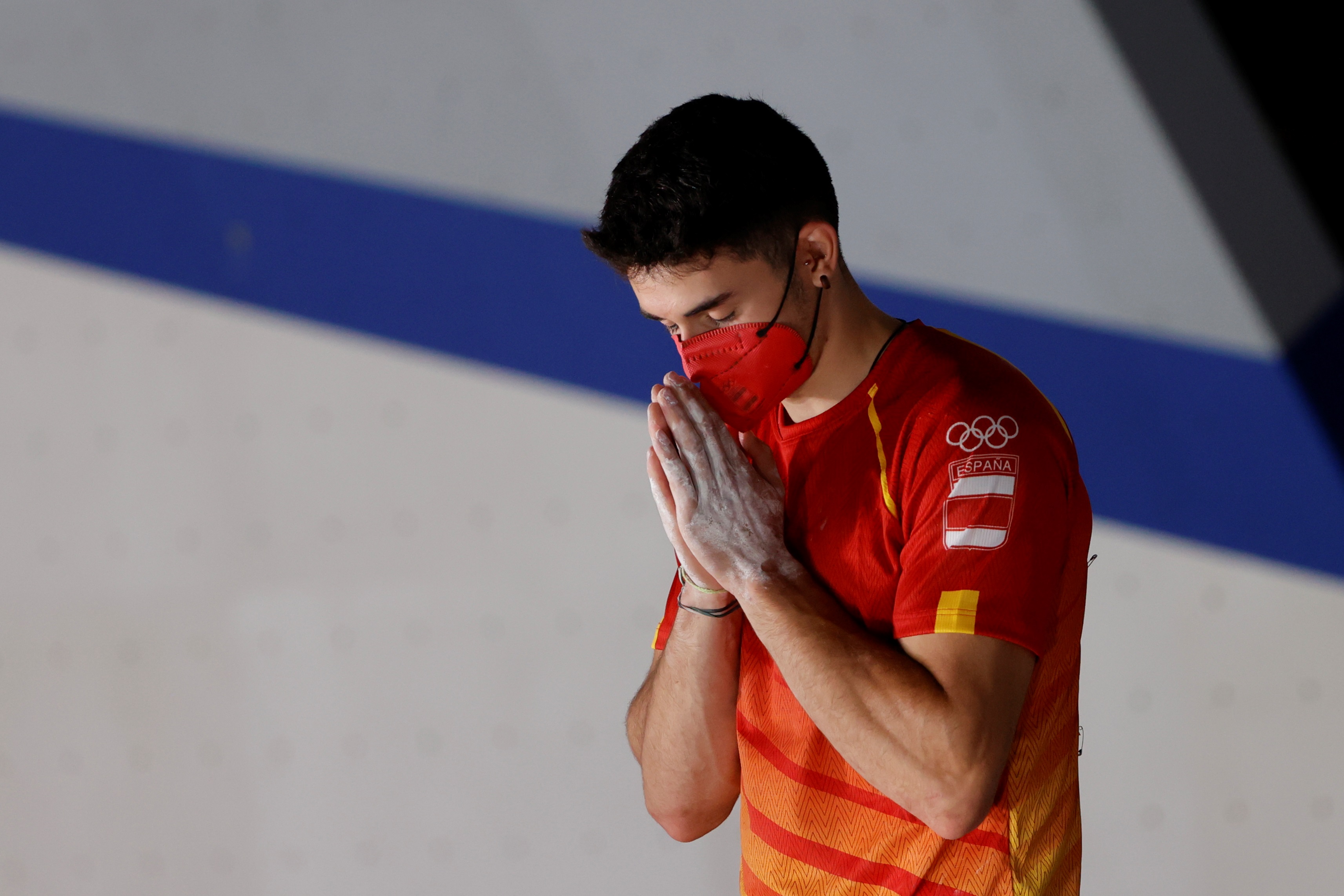 Alberto Ginés durante los Juegos de Tokio