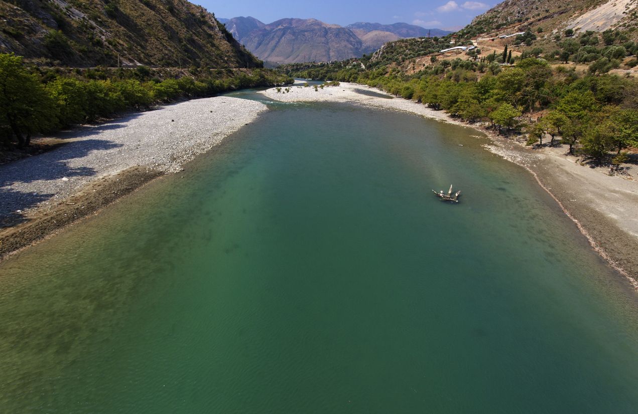 El río Vjosa en Albania, primer parque del Río Salvaje en Europa