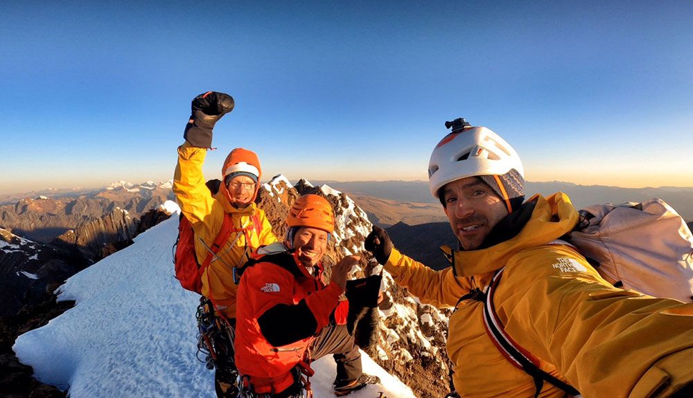 Los Pou abren su mejor ruta en los Andes