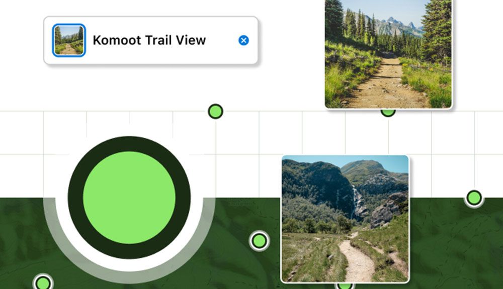 Komoot presenta la tecnología Trail View
