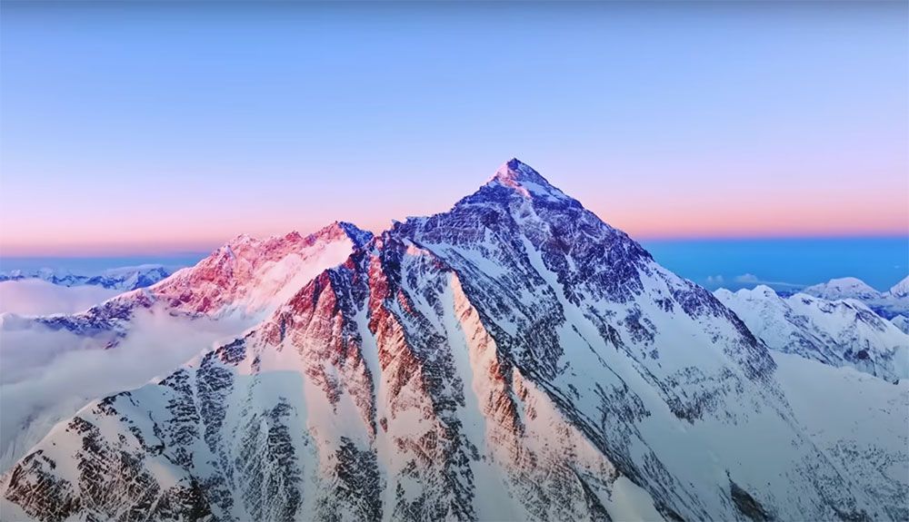 Unas imágenes sin precedentes de la cima del Everest