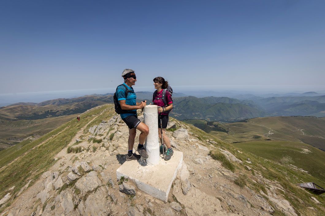 La cumbre del Orhi Pirineo Navarro 