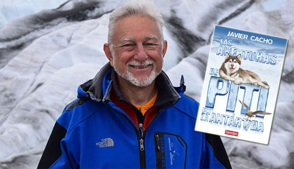Javier Cacho presenta Las aventuras de Piti en la Antártida