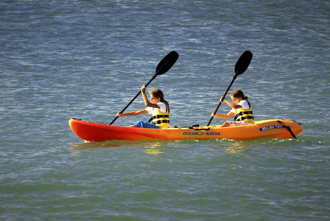 Clases de kayak en Sta Susanna (c)Joan Ribot 
