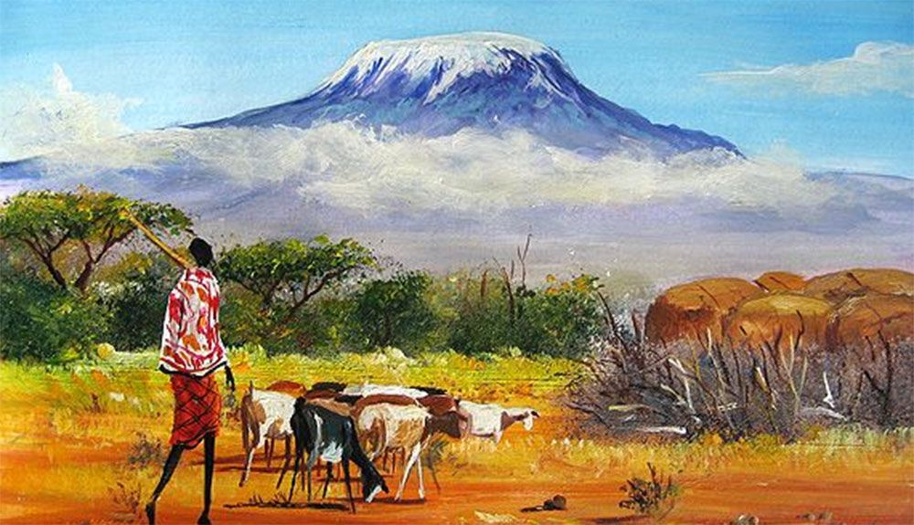 "Spectacular Mt. Kilimanjaro" de Albert Lizah