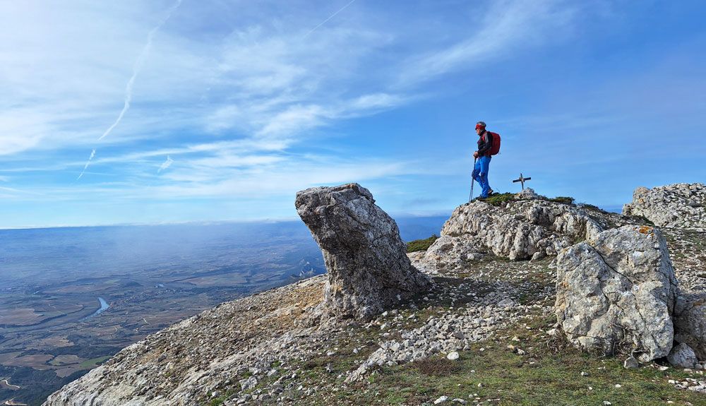 Cumbres el Toloño, la cresta del Ebro
