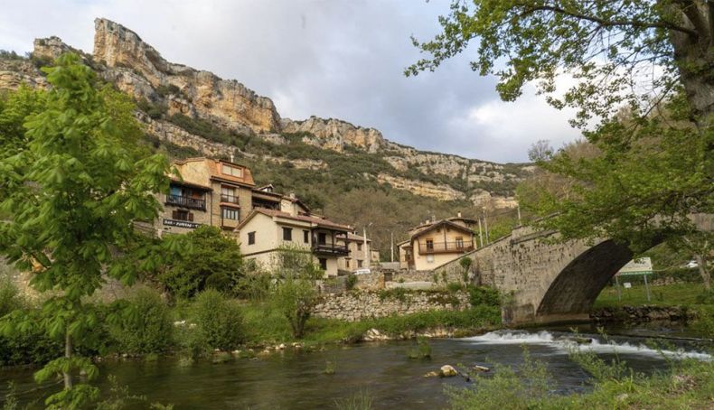 El pintoresco pueblo de Valdelateja. Foto: Turismo de Burgos El pintoresco pueblo de Valdelateja. Foto: Turismo de Burgos
