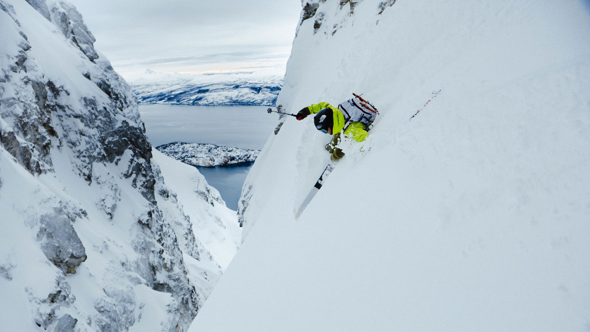 Endelig: el nuevo y espectacular desafío de Aymar Navarro en las pendientes extremas de Noruega
