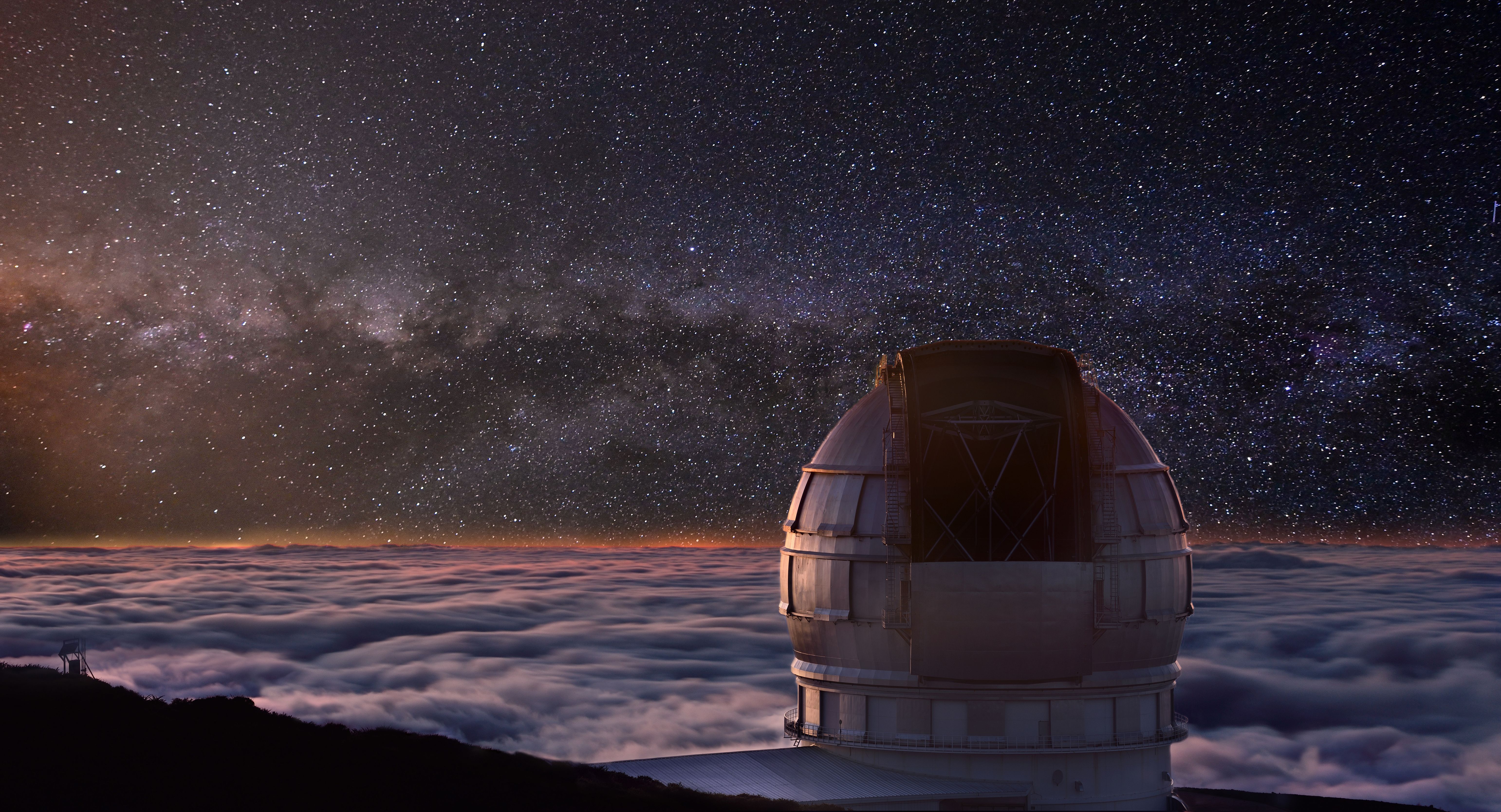 Música y ciencia bajo las estrellas de La Palma. Foto: Saúl Santos