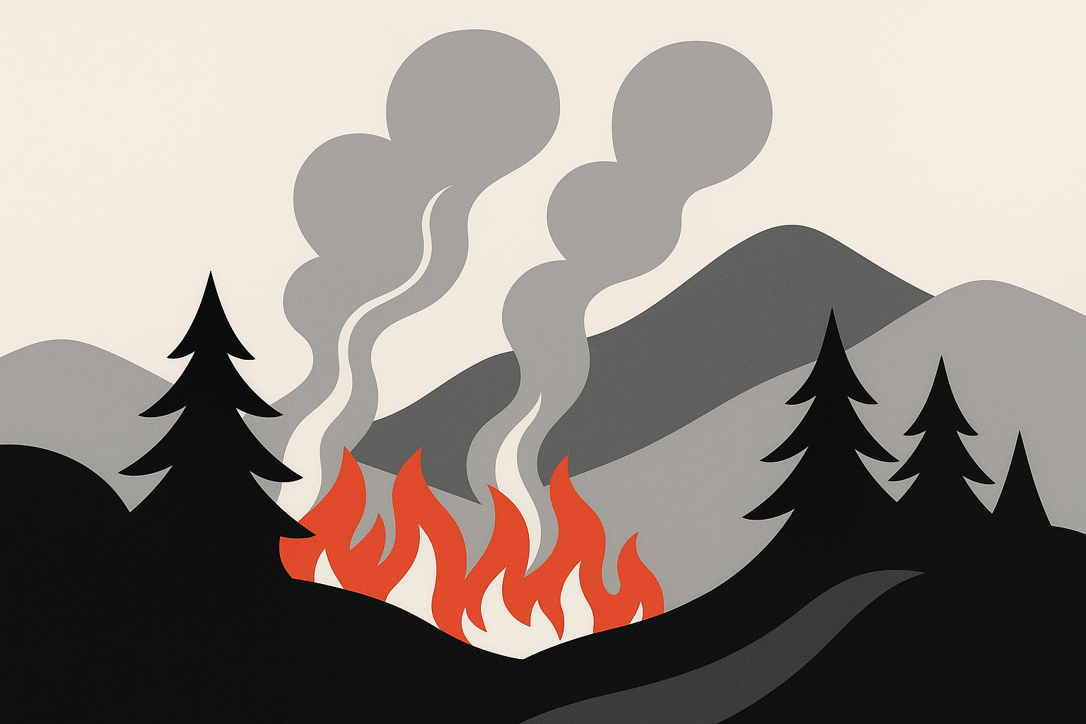 Cómo actuar en caso de incendio en la naturaleza