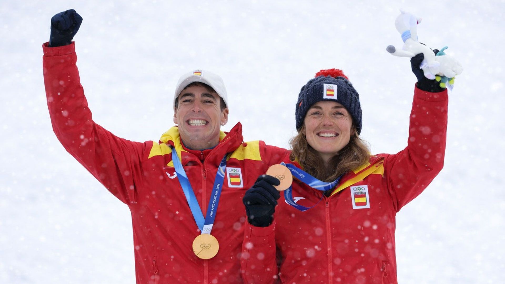 Oriol Cardona y Ana Alonso oro y bronce en JJOO en Cortina 