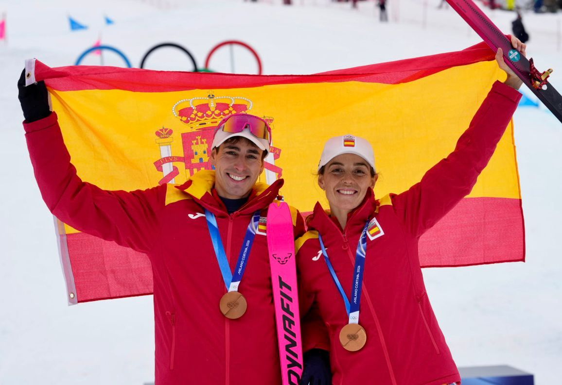 Oriol Cardona y Ana Alonso, bronce olímpico en relevo mixto