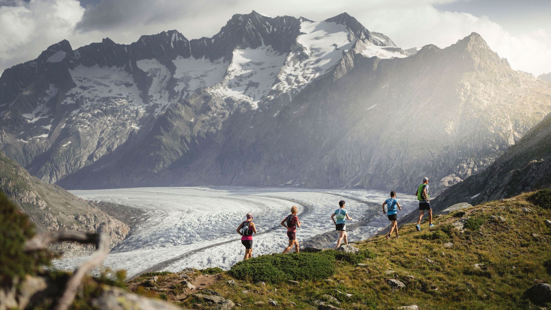 El  espectacular Half Marathon Aletsch recorre el borde del glaciar 