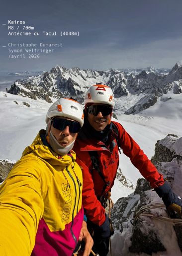 Symon Welfringer y Christophe Dumarest tras completar su nueva línea "Kairos"