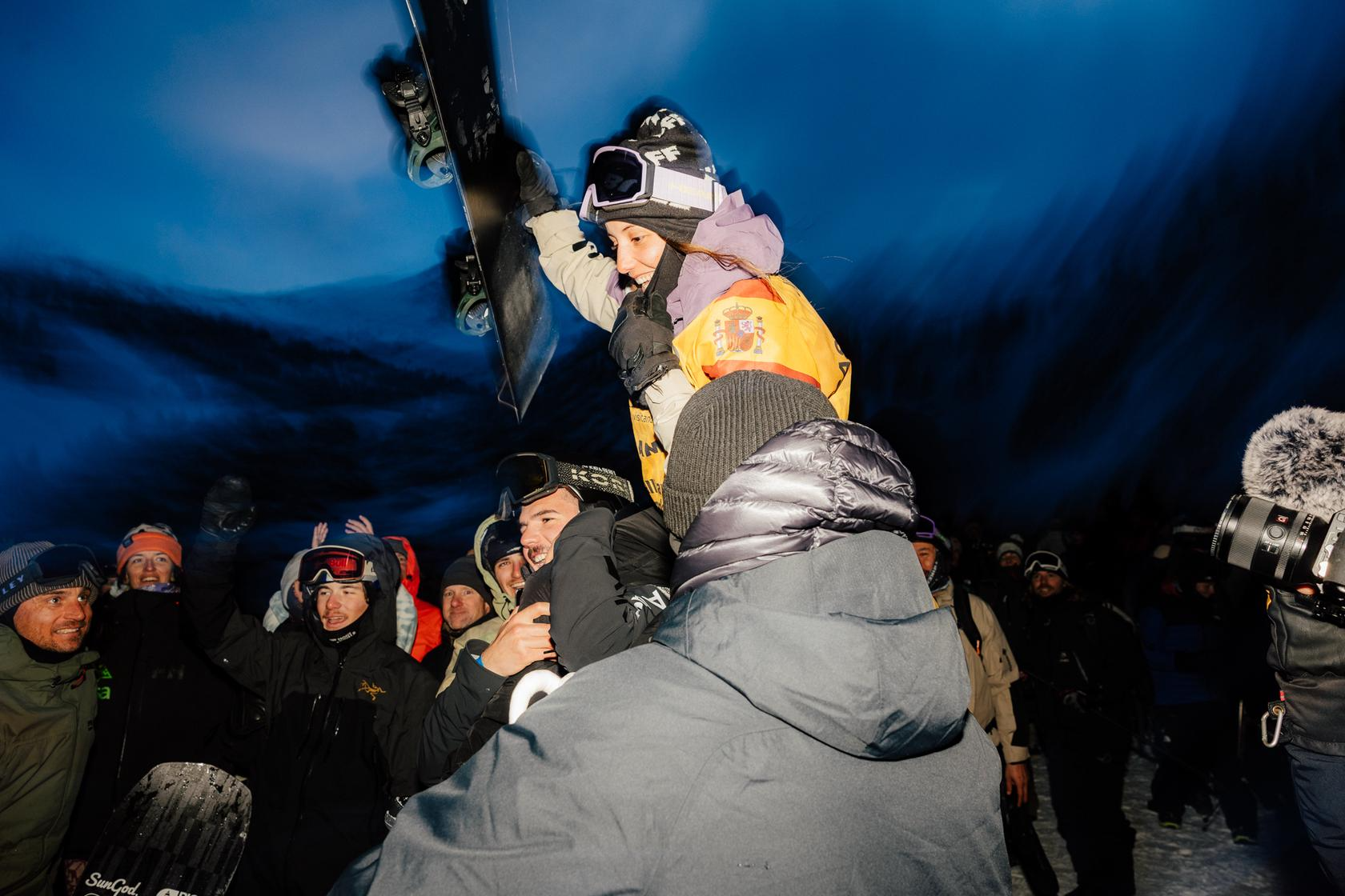 Nuria Castán celebra la entrada del freeride en los Juegos Olímpicos de Invierno
