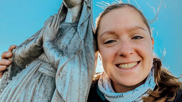 Annabelle Bouchardon firma la primera femenina en solitario a la "American Direct" de Les Drus © Benjamin Vallet