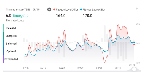 Ben Dhiman fatigue and fitness levels Ben Dhiman fatigue and fitness levels