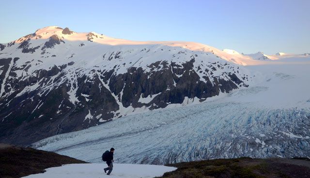 Ascensión al Exit Glacier, cerca de la ciudad de Seward.
