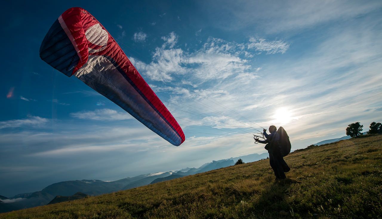 Parapente en Organyá