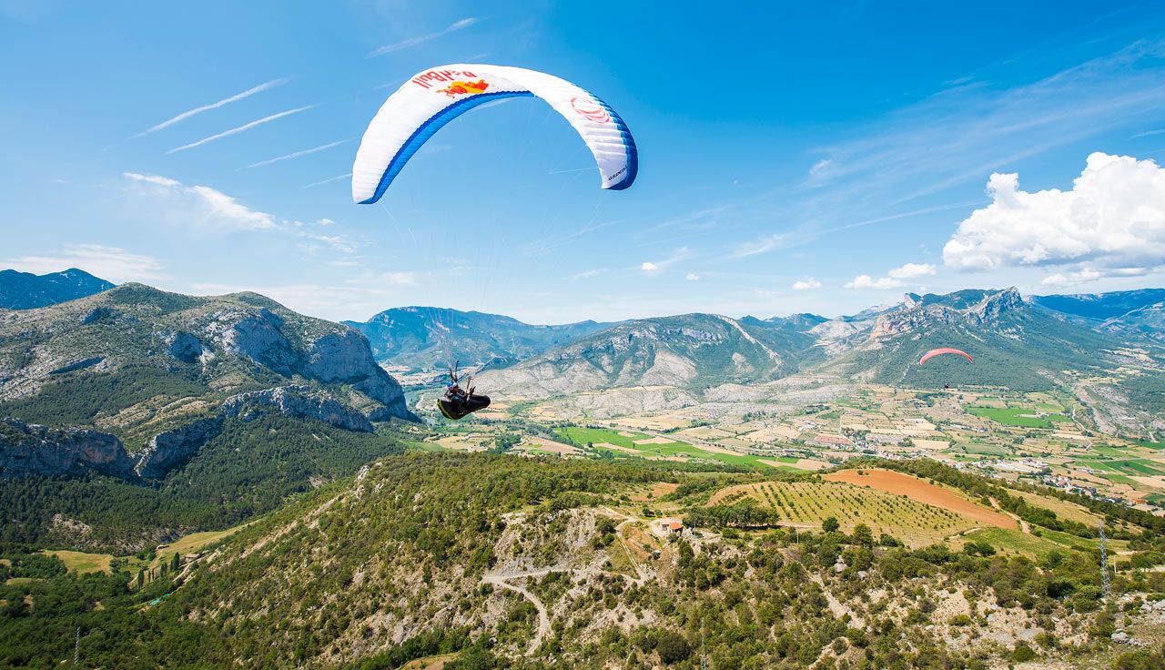 Parapente en Organyá