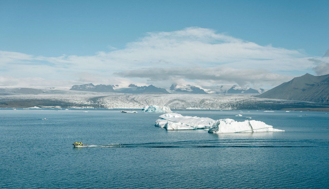 Jökulsárlón, el mayor y más conocido lago glaciar de Islandia