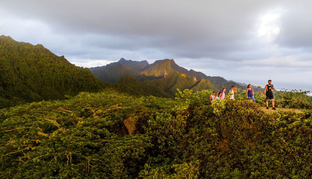 La ruta hacia la roca sagrada de las Islas Cook