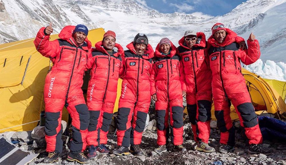 El equipo de sherpas de Imagine Nepal Treks. Foto: Mingma Gyalje Sherpa