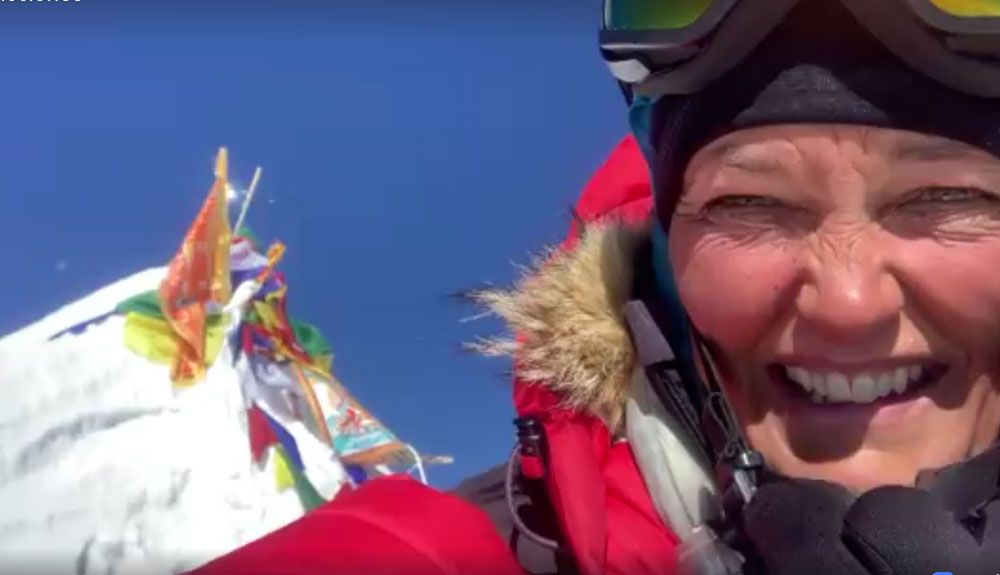 Así se ve el mundo desde la cumbre del Makalu