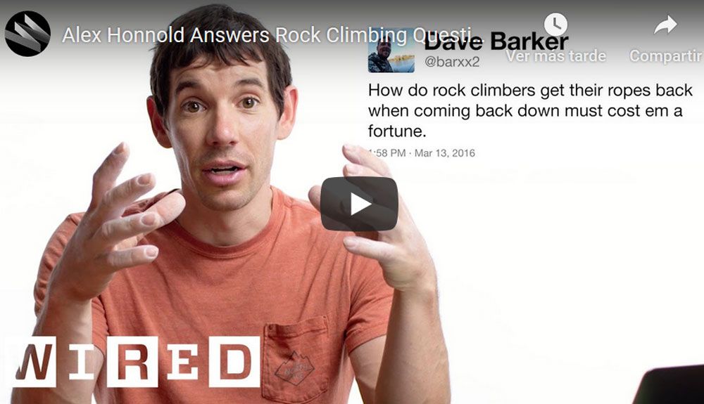 Alex Honnold responde a Twitter