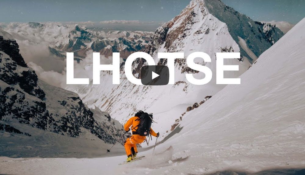 El primer descenso en esquís del Lhotse, en vídeo