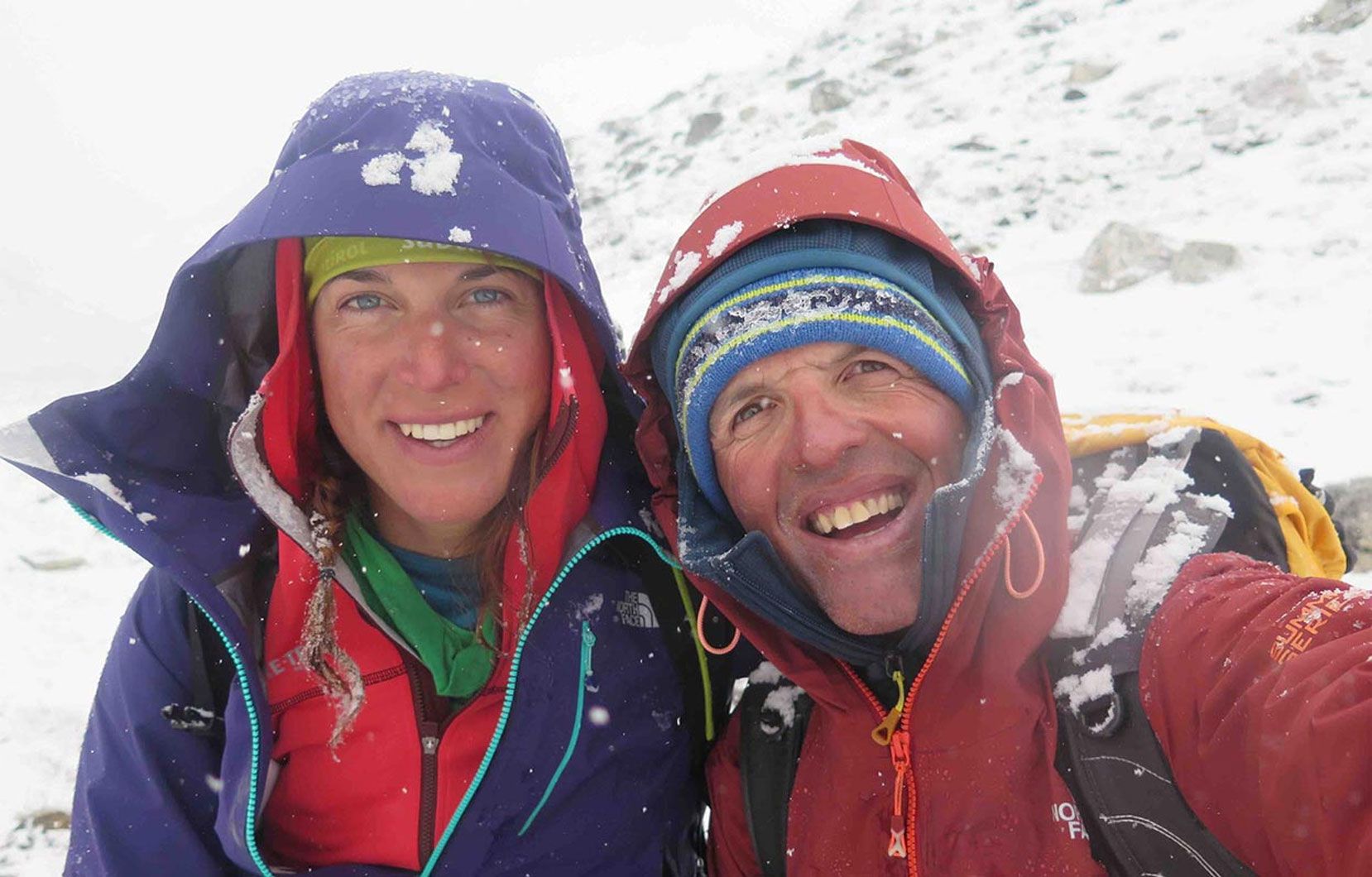 Tamara Lunger y Simone Moro, a por el primer encadenamiento invernal de dos ochomiles  