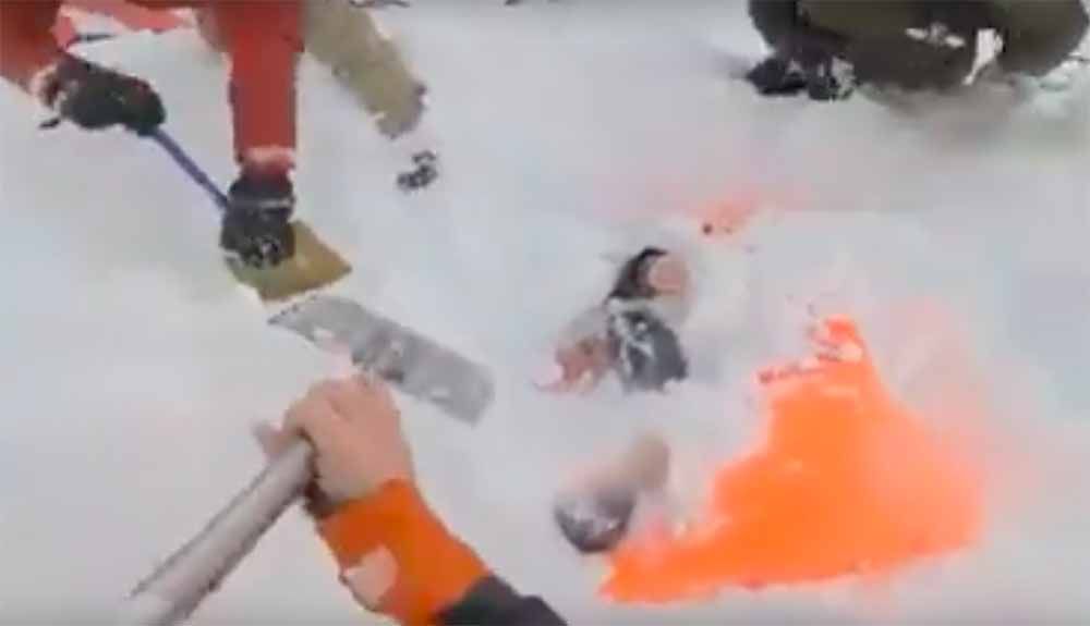 Angustioso rescate en Suiza tras una avalancha