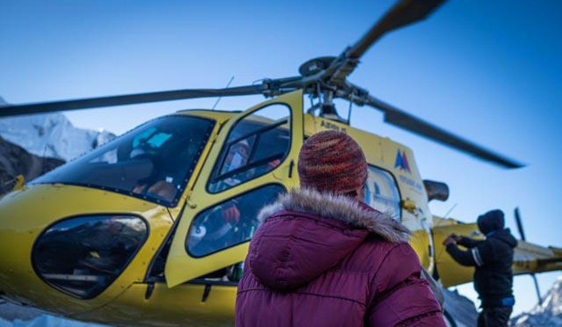 Gran esfuerzo y evacuación en el Everest invernal