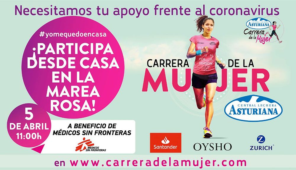 ¡Corre la Carrera de la Mujer desde casa!