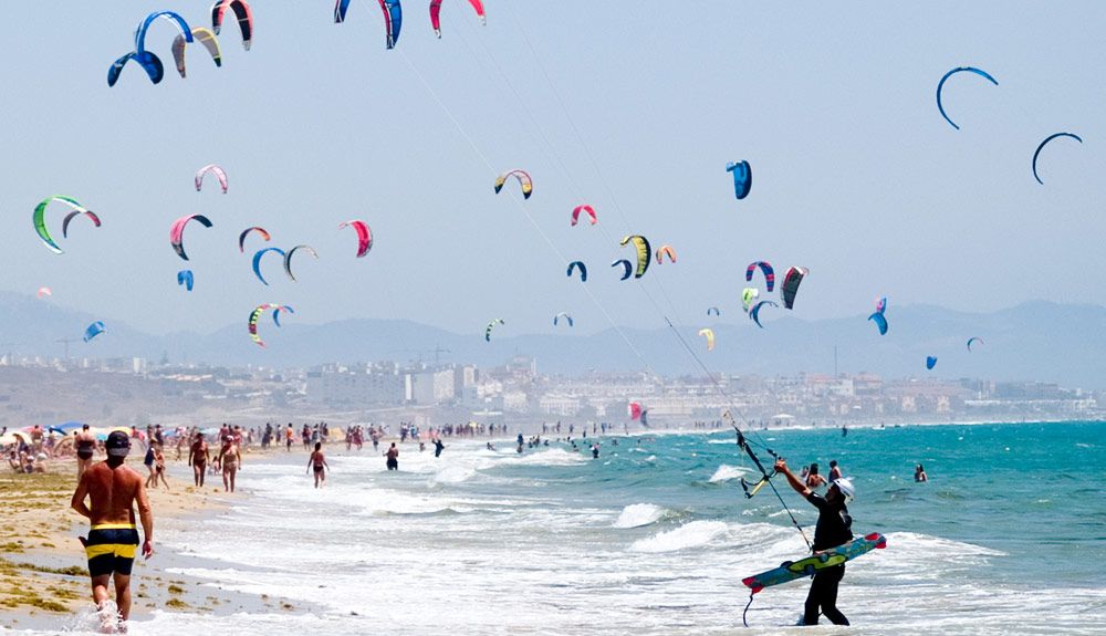 Kitesurf de récord