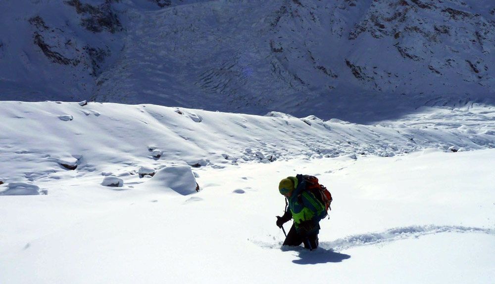 Alex Txikon avanza en el Nanga Parbat