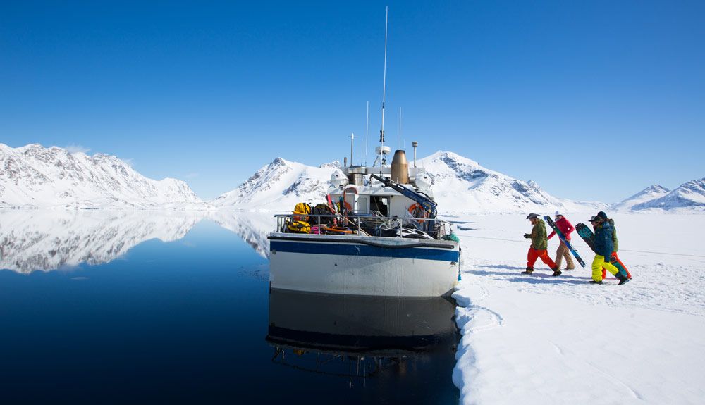 Snowboard, mushing y exploración: Mica to Greenland