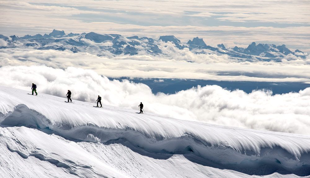 Esquí en la Patagonia Austral