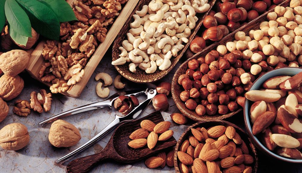 ¿Conoces los valores nutricionales de estos 8 frutos secos?