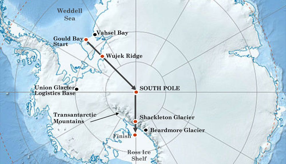 Henry Worsley alcanza la mitad de su gran desafío polar