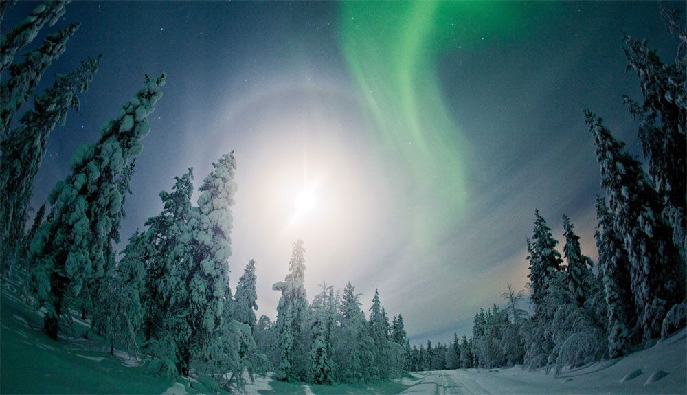 La magia de las noches polares finlandesas