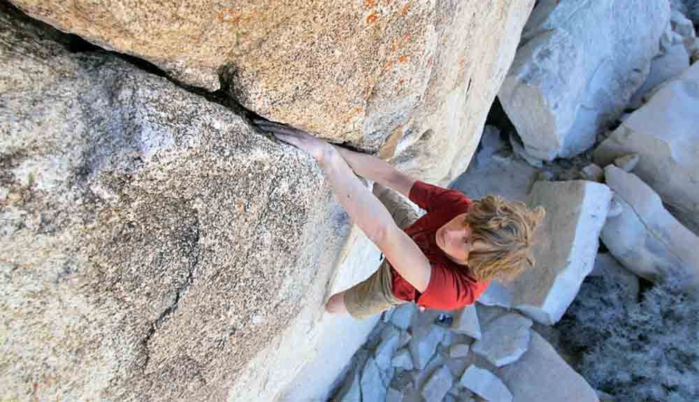 Will Stanhope, escalando con y sin cuerda en Joshua Tree