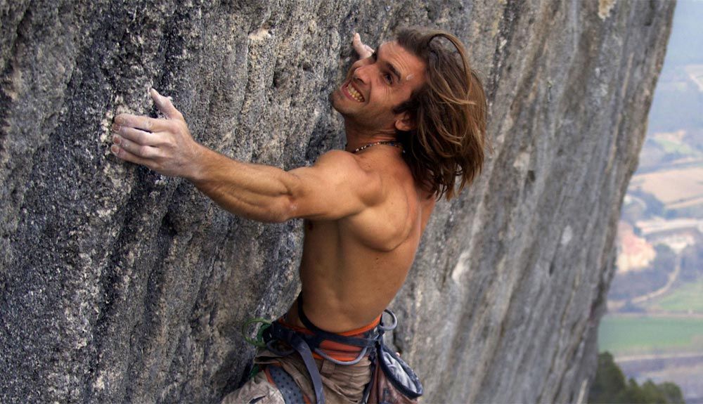 Así entrena Chris Sharma para "Le blond", posible 9c
