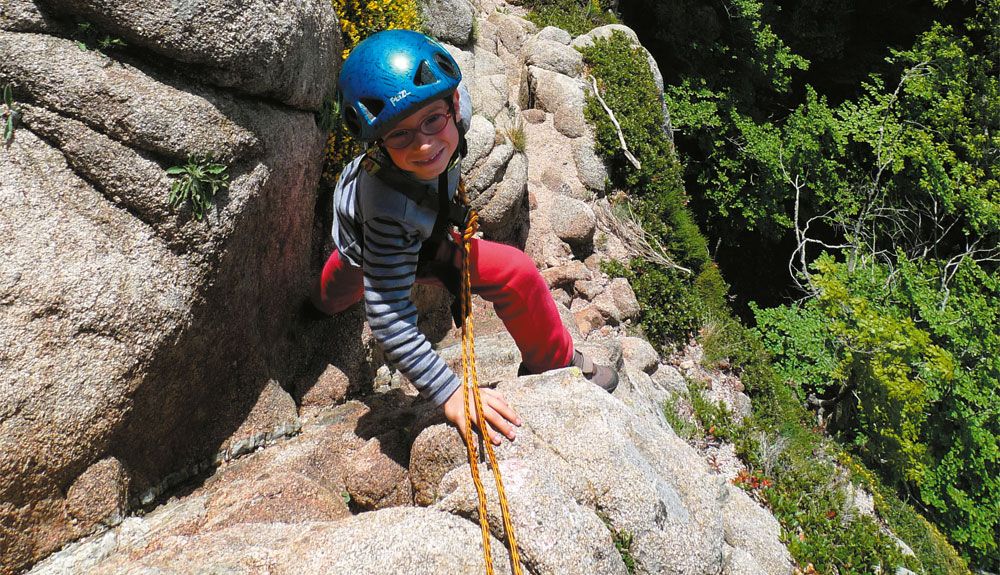 Alpinismo infantil: ¡Cariño, he “cresteado” a los niños!