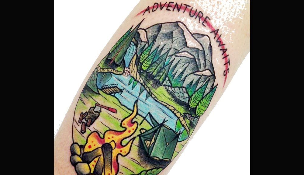 15 tatuajes que captan la sed de aventura
