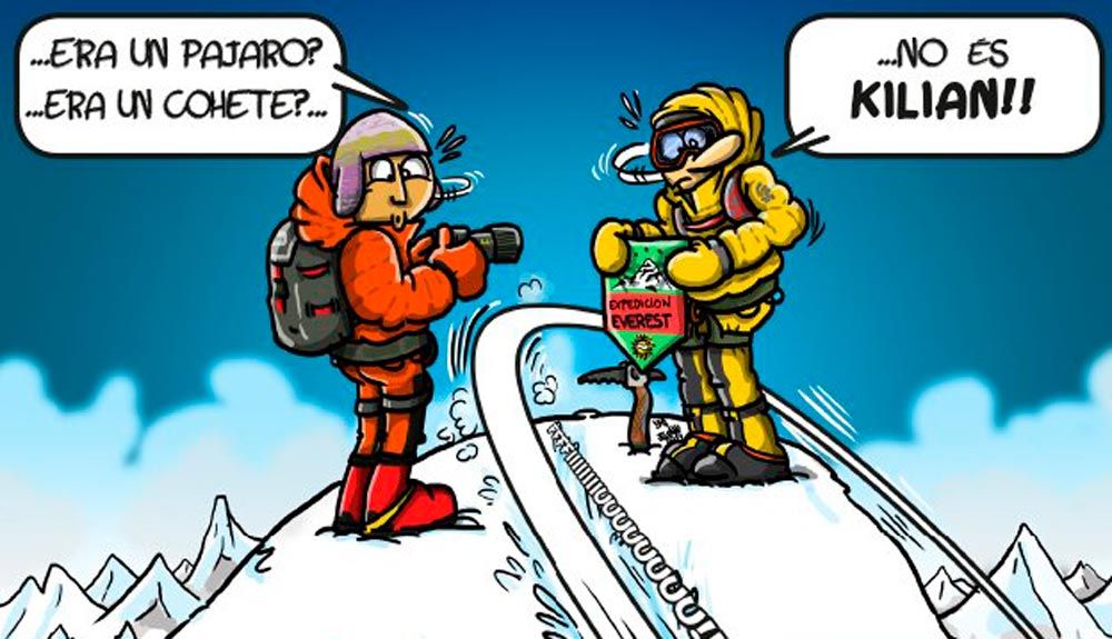 Reacciones al Everest de Kilian Jornet