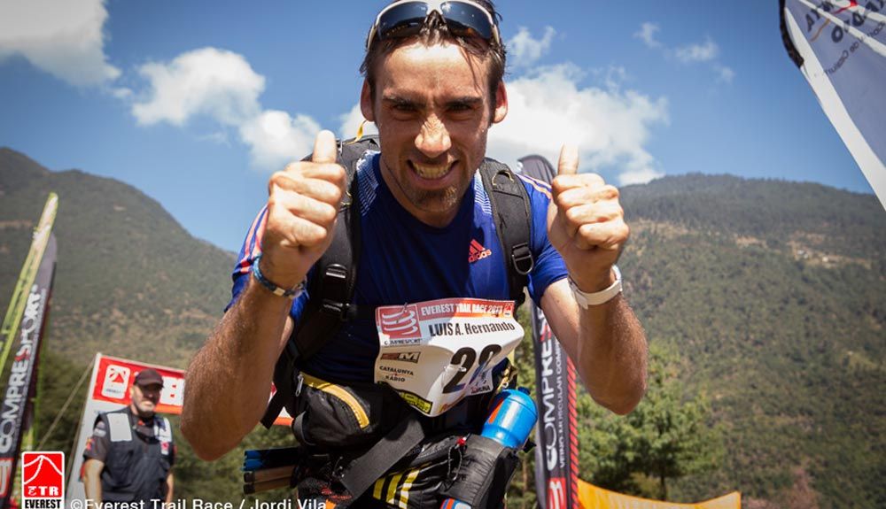 Luis Alberto Hernando a por la Everest Trail Race